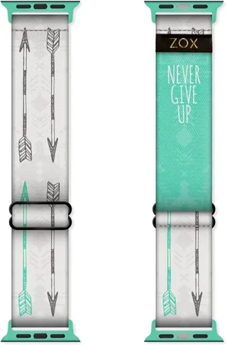 Vista 10 de ZOX Correa para Apple Watch, banda elástica con afirmaciones motivacionales y hermosas obras de arte, regalos para hombres, mujeres y niños