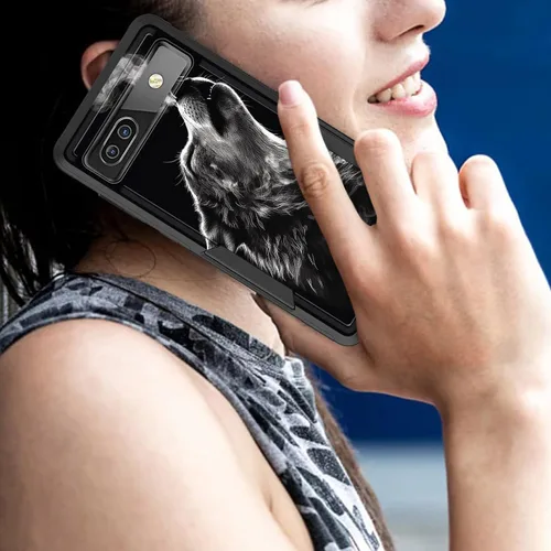 Vista 51 de Funda para Pixel 6A, funda protectora híbrida de doble capa resistente a prueba de golpes de policarbonato duro de silicona suave TPU para Google