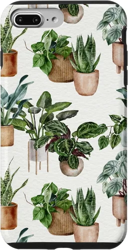 Vista 9 de iPhone 15 Amante de plantas de interior mamá señora Jardinería Boho Case