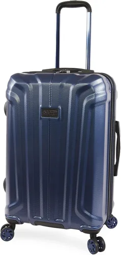 Vista 9 de Original Penguin Gibson - Juego de maleta expandible de 3 piezas con ruedas giratorias, color azul metálico, Azul metálico, Gibson - Juego de 3