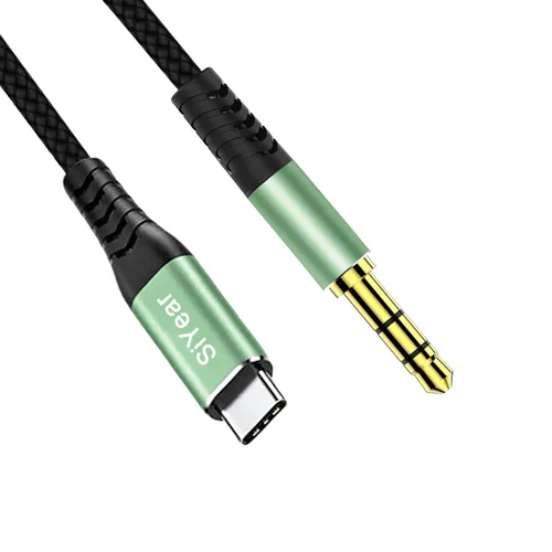 Vista 9 de Cable de audio USB C a 0.138 in, TRS de 1/8 pulgadas a USB tipo C Aux para altavoz estéreo de automóvil, cable auxiliar compatible con iPhone 15, 16