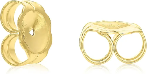 Vista 6 de Art and Molly Pendiente de oro amarillo de 14 quilates de repuesto para tuerca de fricción con retroceso