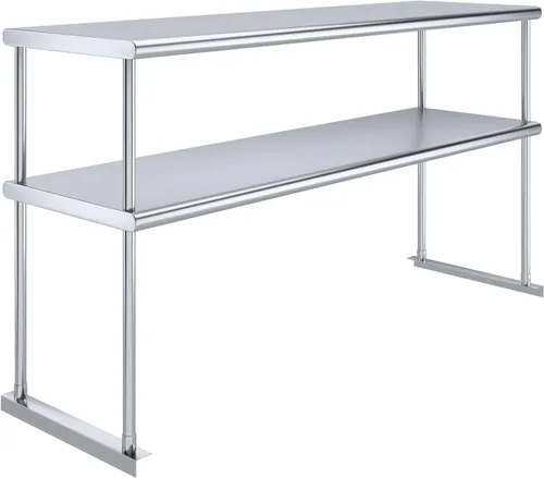 Vista 20 de NSF - Estantería doble de acero inoxidable