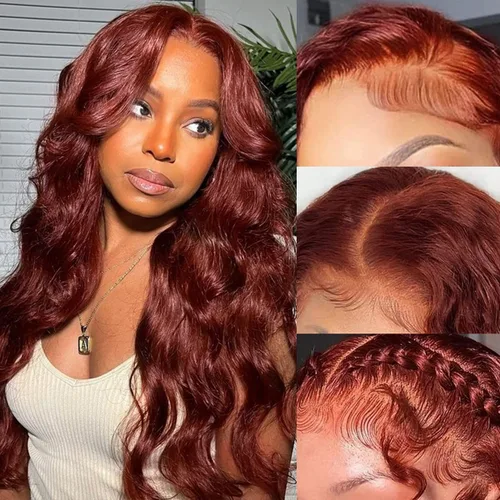 Vista 35 de Aaliweya Pelucas de cabello humano ondulado con cierre de encaje suizo real HD de 5 x 5 para mujer, densidad 15A, 200%, sin pegamento, con cordón