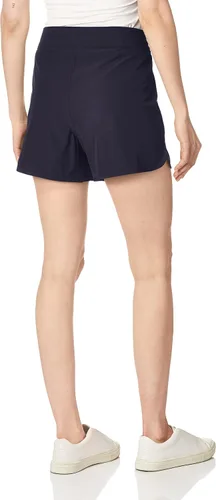 Vista 3 de Nautica Pantalón corto estándar sólido de 4 12" Core Stretch para mujer con cordón ajustable en la cintura
