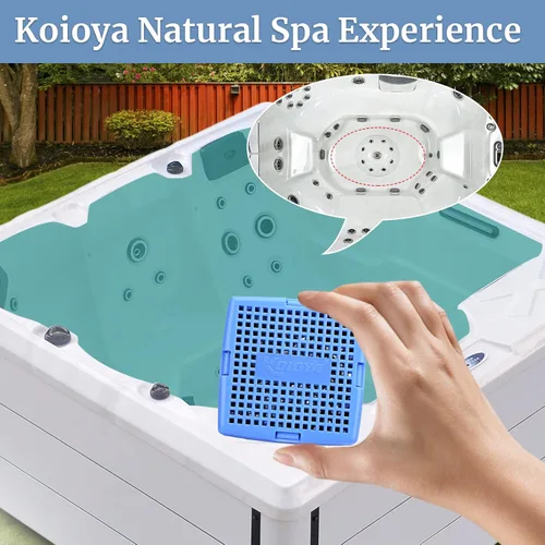 Vista 3 de Desinfectante mineral para bañera de hidromasaje para filtro de spas Sundance, comodidad mejorada para el bañista que dura 4 meses, limpia y aclara