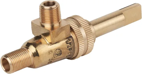 Vista 3 de 4418500200 Válvula de cocina de gas Jade Válvula de quemador de gas 1/8" Mpt X 3/8-27