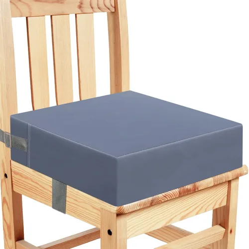 Vista 16 de Asiento elevador para niños pequeños para silla de cocina, mesa de comedor, lavable, grueso, resistente, silla elevadora portátil para niños
