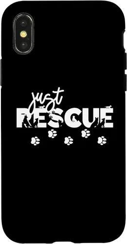 Vista 4 de Funda para iPhone 14 Just Rescue Rescue Pet Adoption Dog Shelter Forever Home