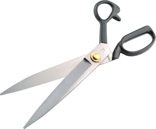 Vista 12 de eZthings®, tijeras resistentes tapizadas de 12" para cortes artísticos y confección de manualidades, tapetes.