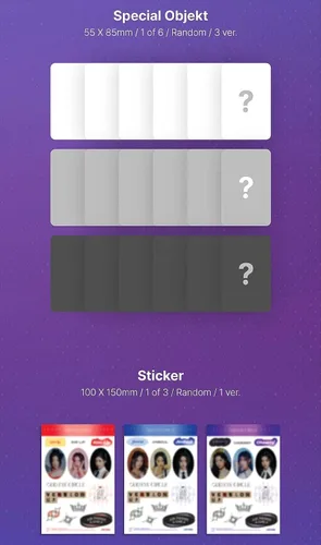 Vista 3 de ODD EYE CIRCLE Version Up 1st Mini Album CD+Folded poster on pack+Booklet+Special obejkt+Sticker+Clear photocard+ID picture+Tracking Sealed OEC