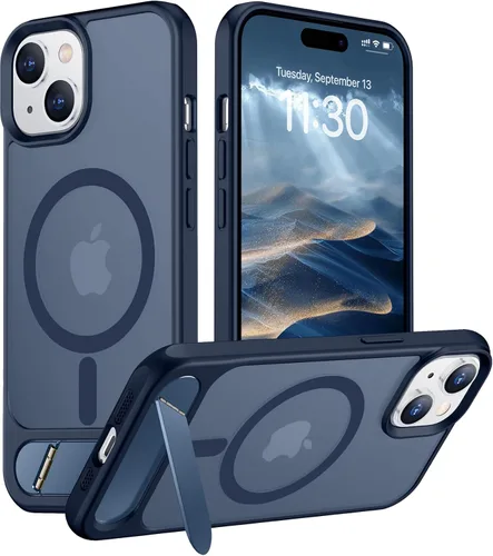 Vista 86 de Funda para iPhone 11 con compatibilidad magnética, [Soporte invisible incorporado][Compatible con MagSafe]
