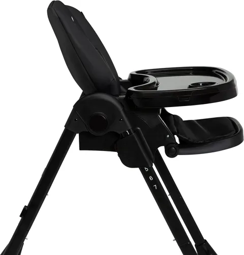 Vista 17 de Little Folks by Delta Children 2-in-1 SlimFold High Chair for Babies and Toddlers, Black Negro