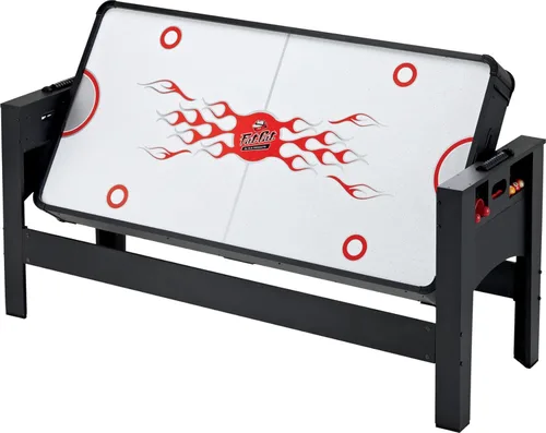 Vista 9 de Fat Cat 3-in-1 6' Flip Multi-Game Table Campo de juego de tela azul