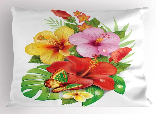 Vista 23 de Ambesonne Funda de almohada con frase en escala de grises, composición de flechas y puntos, inscripción inspiradora Be Brave, funda de almohada Gris