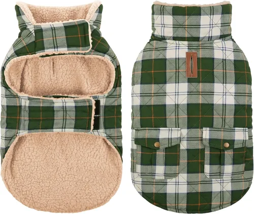 Vista 24 de Queenmore - Abrigo de invierno impermeable para perro, chaqueta acolchada Negro