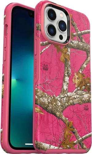Vista 11 de OtterBox Symmetry Series+ - Funda con MagSafe para iPhone 13 Pro Max y iPhone 12 Pro Max (solamente), embalaje no minorista, color negro