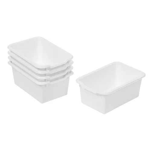 Vista 19 de ECR4Kids Cubo de almacenamiento frontal con cucharada, organización multiusos, surtido, 5 piezas Variado