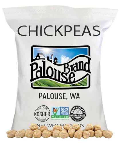 Vista 13 de Palouse Brand Garbanzos certificados sin residuos de glifosato Frijoles de Garbanzo 1 libra Cultivado familiar en el estado de Washington