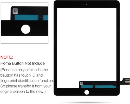 Vista 3 de A-MIND Reemplazo para iPad Pro 9.7 2016 A1673 A1674 A1675 Pantalla táctil (LCD no incluido, no instrucciones) Reemplazo del panel de vidrio frontal