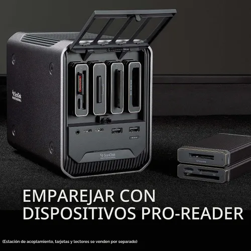 Vista 2 de SANDISK Professional - PRO-Dock 4; estación de acoplamiento para lector