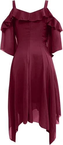 Vista 4 de Disfraz de feria renacentista para mujer, vestido sexy con hombros descubiertos, vestido gótico de Halloween, vestido de bruja para cosplay