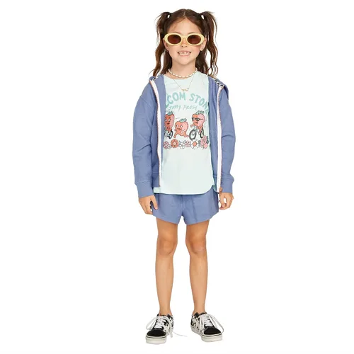 Vista 4 de Volcom Lil Zip Fleece para niña (niños pequeñosniños grandes)