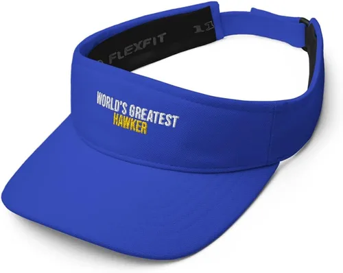 Vista 3 de World's Greatest Hawker Hat (Embroidered Visor) Hawker Apparel