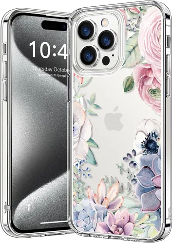 Vista 87 de bicol - Funda protectora a prueba de golpes para iPhone 15 Plus, funda delgada de acrílico transparente y diseños modernos para niña y mujer, 6.7