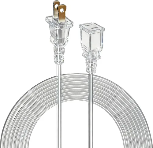 Vista 9 de Right Angel - Cable de extensión delgado negro de 4 pies 5A 125V