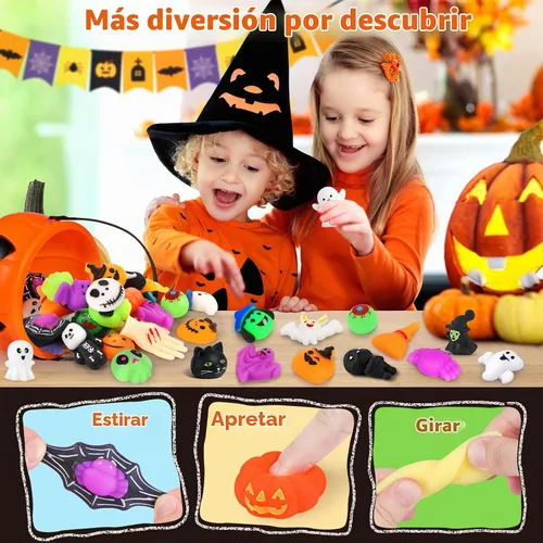 Vista 6 de OCATO 30 juguetes blandos Mochi de Halloween, recuerdos de fiesta