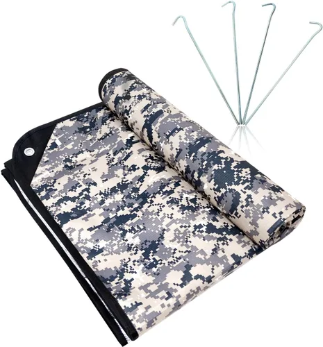 Vista 7 de LYN Manta de emergencia resistente, equipo de supervivencia, impermeable, aislada, lona de emergencia para camping, senderismo, bushcraft