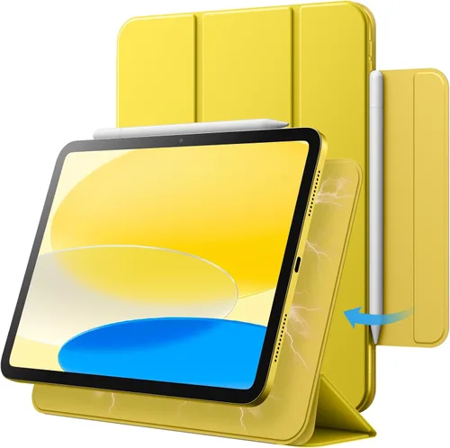Vista 8 de JETech Funda magnética para iPad (A16) de 11ª/10ª generación (2025/2022), accesorio magnético, funda delgada para tableta con encendido y apagado
