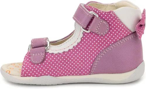 Vista 4 de Memo Mini Baby Girl First Walker - Sandalia ortopédica de piel antideslizante