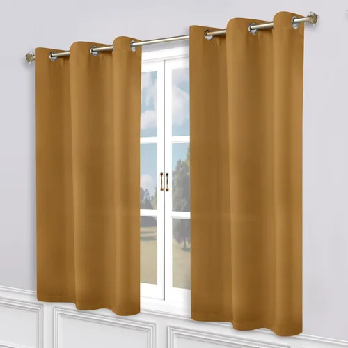 Vista 135 de Superior Cortinas Opacas, Oscurecimiento de Habitación, Dormitorio, Cortinas, Cocina, Acentos de Ventana de Sala de Estar, Bloqueo Solar, Térmico