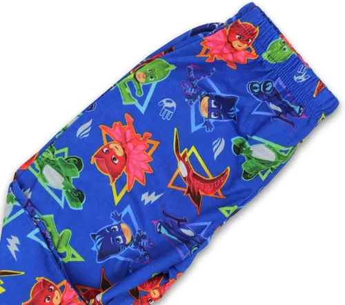 Vista 6 de PJ Masks Conjunto de pijama de 2 piezas con pantalones de manga corta para niños pequeños