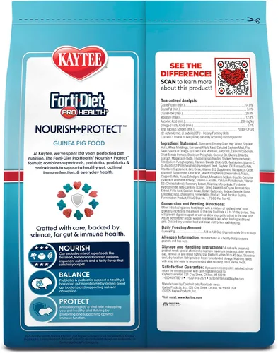 Vista 12 de Alimento Kaytee para cobayas modelo Forti Diet Pro Health
