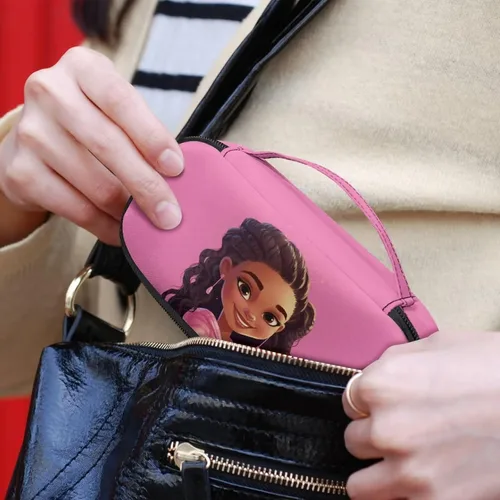 Vista 5 de ZOUTAIRONG Maletín de viaje para niña africana negra, estuche de viaje aislado para diabéticos, bolsa portátil para medicamentos, bolsa enfriadora