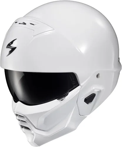 Vista 7 de ScorpionEXO Covert 2 Casco de Motocicleta de Cara Abierta 3/4 Modo Completo Listo para Bluetooth Bolsillos para Altavoces Cubierta Intercambiable