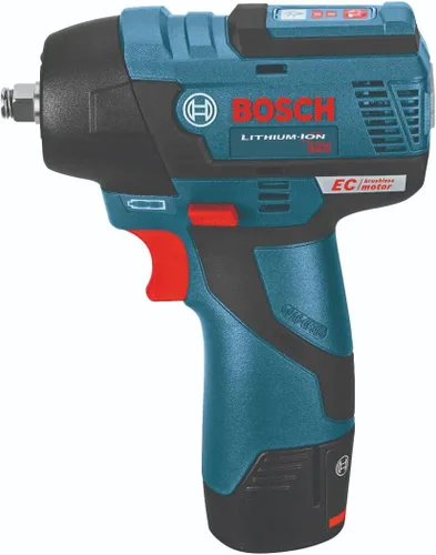 Vista 4 de BOSCH PS82-02 12V Max EC Kit de llave de impacto sin escobillas de 3/8 pulgadas - Compacto, ligero, 85 lb-pie de par máximo, dos configuraciones