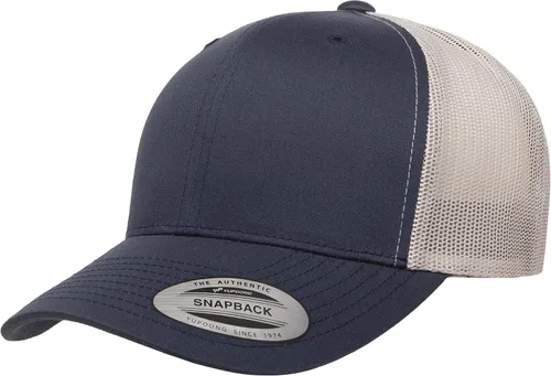 Vista 45 de Yupoong Gorra de camionero retro Multicam de Yp Classics Alpine/Blanco