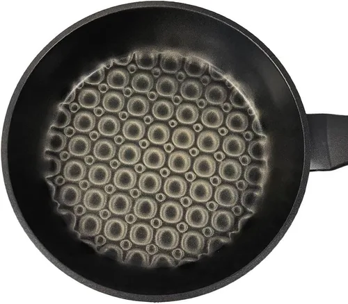 Vista 6 de Utensilios de cocina antiadherente con revestimiento de diamante 3D Wok, 9.5 '' (9.4 in), fabricado en Corea