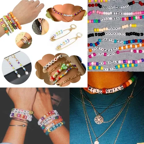 Vista 6 de Pulseras Eras Tour, inspira pulseras a juego con Taylor Fearless, Reputation, 1989 y Lover Albums Pulseras de amistad coloridas para Taylover