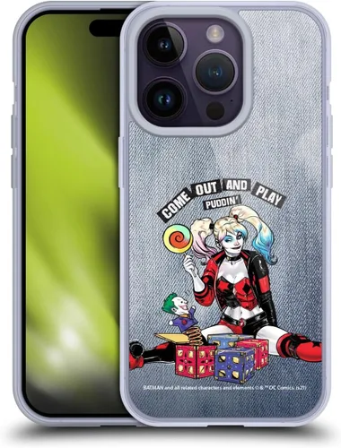 Vista 24 de Head Case Designs Funda de gel suave con licencia oficial de Batman DC Comics Bubblegum Harley Quinn Graphics compatible con Apple iPhone 7