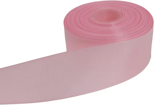 Vista 32 de Cinta de grogrén sólido de 25 yardas cada rollo, borde tejido 100% poliéster (1 pulgada, beige)