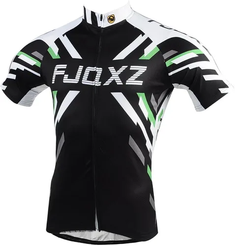Vista 2 de fjqxz Culotte corto de ciclismo para hombre con acolchado 3D Conjunto F011D Negro