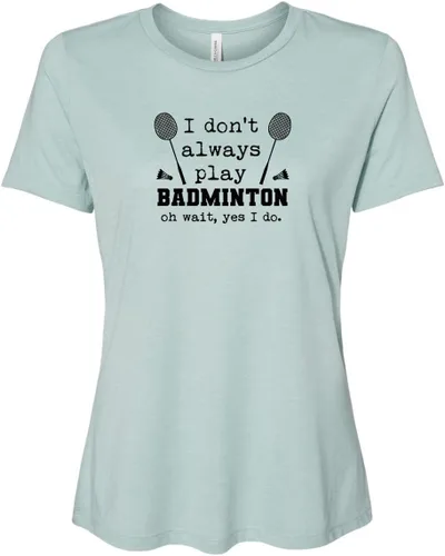 Vista 18 de Cute Women's Screen Printed Crew Neck Tee, Shirts With Sayings, Dusty Blue or Olive