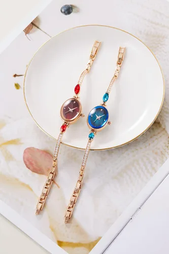 Vista 7 de Reloj de pulsera para mujer, mini reloj de moda para mujer, reloj de pulsera de cuarzo, resistente al agua para mujer