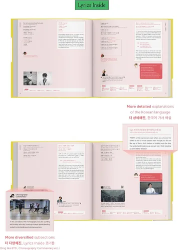 Vista 6 de Letras de BTS INSIDE 2 – Mercancía oficial de BTS, 10 amadas canciones de BTS interpretaciones completas