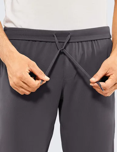 Vista 3 de CRZ YOGA Pantalones deportivos de golf elásticos en 4 direcciones con bolsillos de 30 pulgadas para hombre, pantalones de trabajo, gimnasio